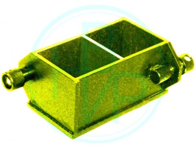 Форма куб. 100х100х100 мм двухгнезд. оцинкованная (2ФК100)